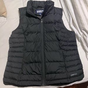 Lands End Women’s Down Puffer Vest Large